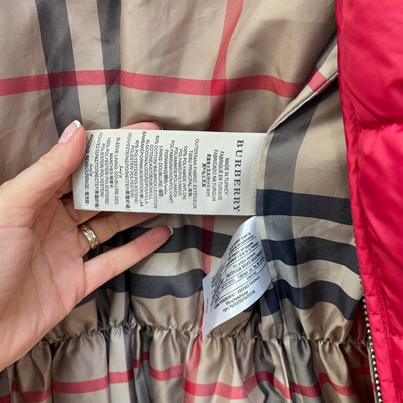 Authentic Burberry Brit puffer jacket - Picture 8 of 9